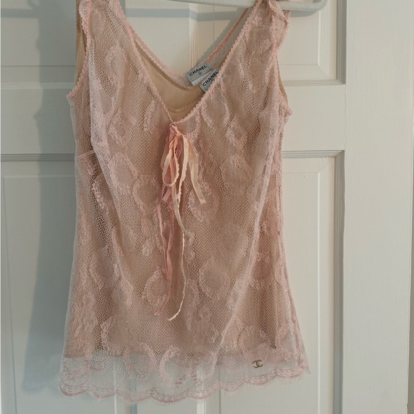 Chanel vintage 2005 lace top in size 40 - Picture 1 of 12
